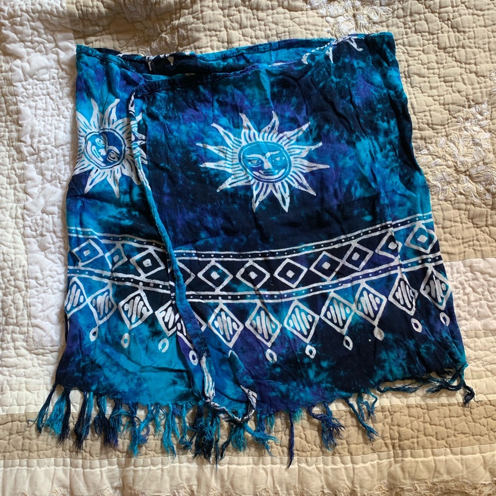 Blue sarong